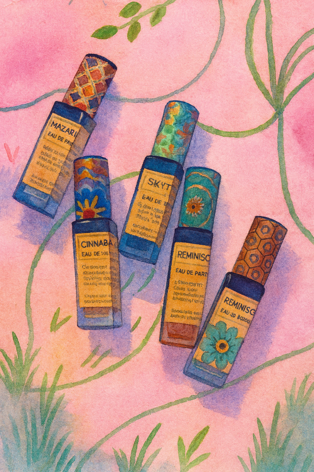 Illustration of all scents